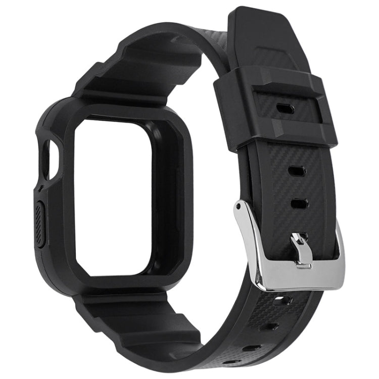 Bracelet de montre sport intégré en fibre de carbone pour la série Apple Watch, 7 41mm / 6&SE&5&4 40mm / 3&2&1 38mm, 7 45mm / 6&SE&5&4 44mm / 3&2&1 42mm