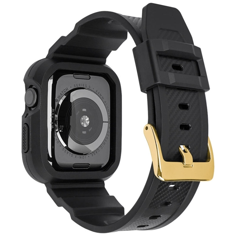 Bracelet de montre sport intégré en fibre de carbone pour la série Apple Watch, 7 41mm / 6&SE&5&4 40mm / 3&2&1 38mm, 7 45mm / 6&SE&5&4 44mm / 3&2&1 42mm