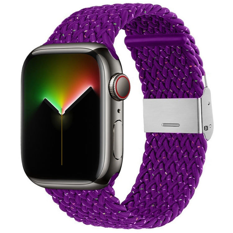 Bracelet de montre tressé en nylon pour la série Apple Watch, 7 41mm / 6&SE&5&4 40mm / 3&2&1 38mm, 7 45mm / 6&SE&5&4 44mm / 3&2&1 42mm