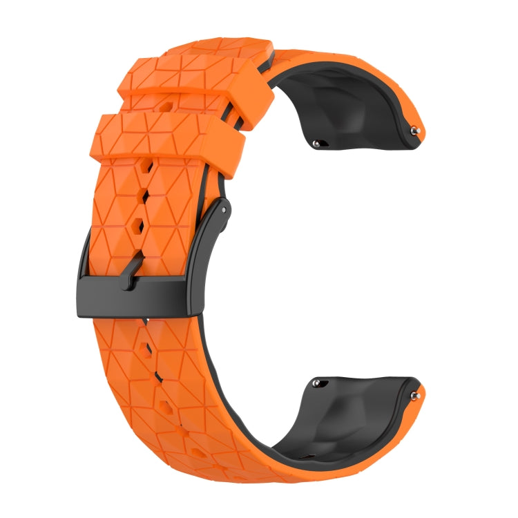 Bracelet de montre en silicone bicolore, For Suunto 9