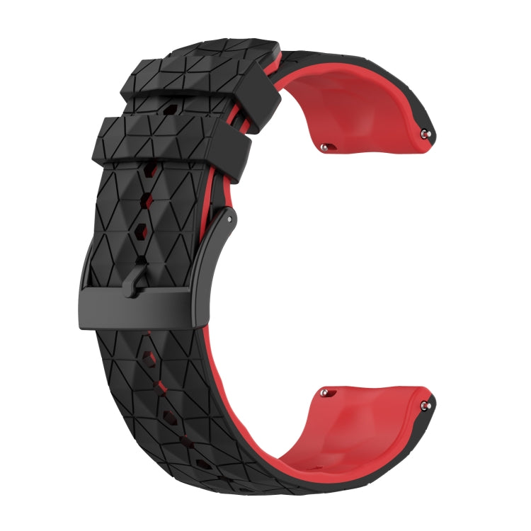 Bracelet de montre en silicone bicolore, For Suunto 9
