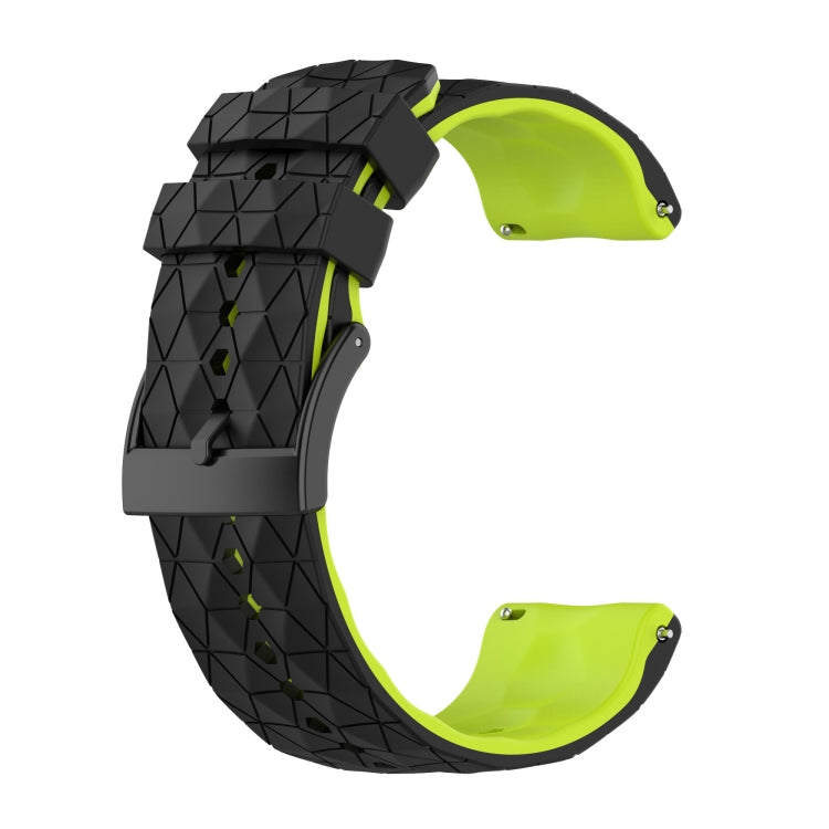 Bracelet de montre en silicone bicolore, For Suunto 9