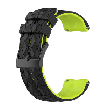 Bracelet de montre en silicone bicolore, For Suunto 9