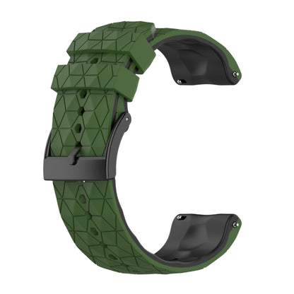 Bracelet de montre en silicone bicolore, For Suunto 9