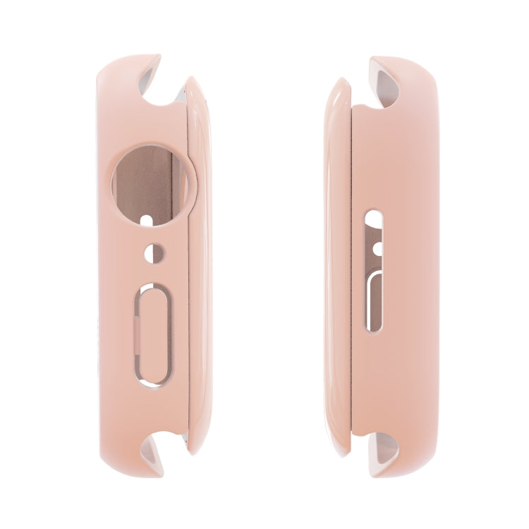 Boîtier de montre étanche en film de verre trempé PC + avec couvercle inférieur pour la série Apple Watch, 9 / 8 / 7 41mm, 9 / 8 / 7 45mm