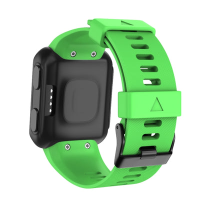 Bracelet de montre en silicone à boucle noire, For Garmin Forerunner 35