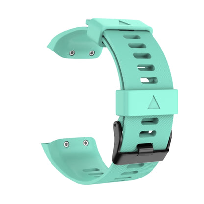Bracelet de montre en silicone à boucle noire, For Garmin Forerunner 35