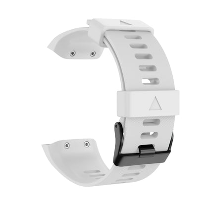 Bracelet de montre en silicone à boucle noire, For Garmin Forerunner 35