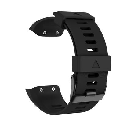 Bracelet de montre en silicone à boucle noire, For Garmin Forerunner 35