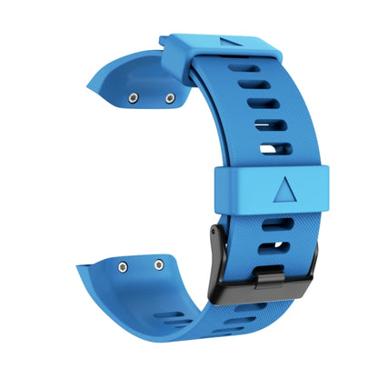Bracelet de montre en silicone à boucle noire, For Garmin Forerunner 35