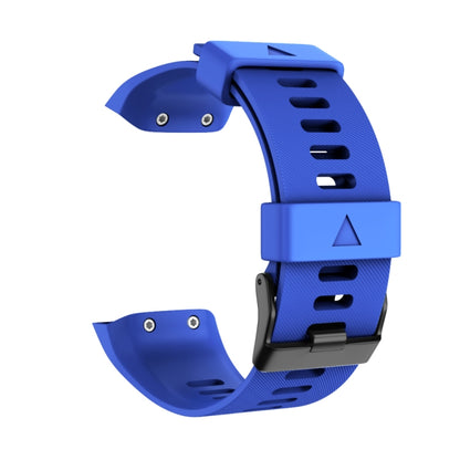 Bracelet de montre en silicone à boucle noire, For Garmin Forerunner 35