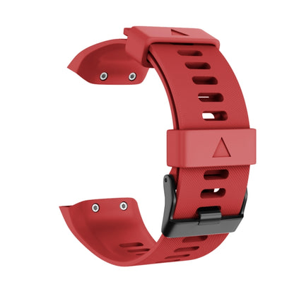 Bracelet de montre en silicone à boucle noire, For Garmin Forerunner 35