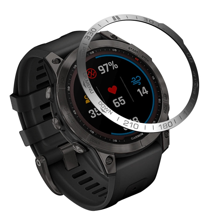 Couverture de bague de lunette de cadran Smartwatch, For Garmin Fenix 7, For Garmin Fenix 7S