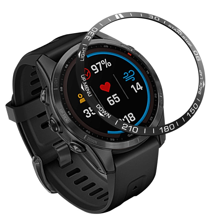 Couverture de bague de lunette de cadran Smartwatch, For Garmin Fenix 7, For Garmin Fenix 7S