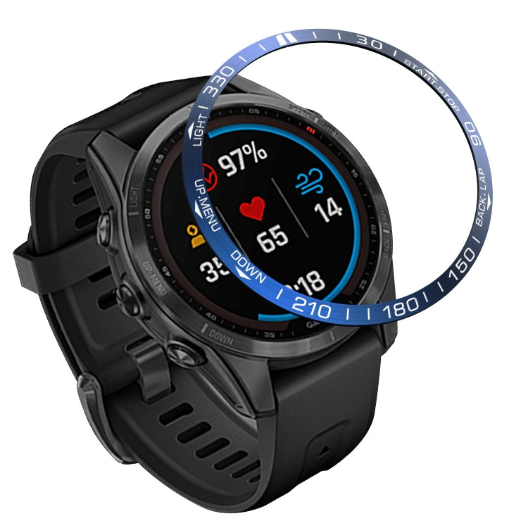 Couverture de bague de lunette de cadran Smartwatch, For Garmin Fenix 7, For Garmin Fenix 7S