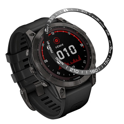 Couverture de bague de lunette de cadran Smartwatch, For Garmin Fenix 7X