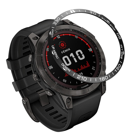 Couverture de bague de lunette de cadran Smartwatch, For Garmin Fenix 7X