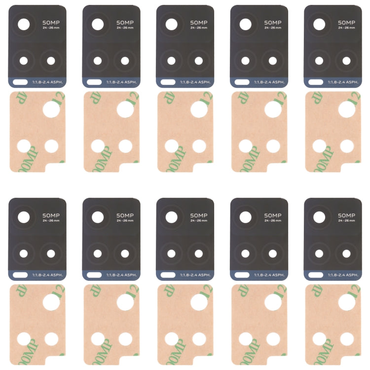 Objectif de la caméra arrière, For Xiaomi Redmi Note 11, For Xiaomi Redmi Note 11 China, For OPPO A55 4G, For OPPO A16e / A16K, For OPPO A76 / A36, For vivo Y21S / Y33S / Y33T, For vivo V23e / V23e 5G, For vivo Y32