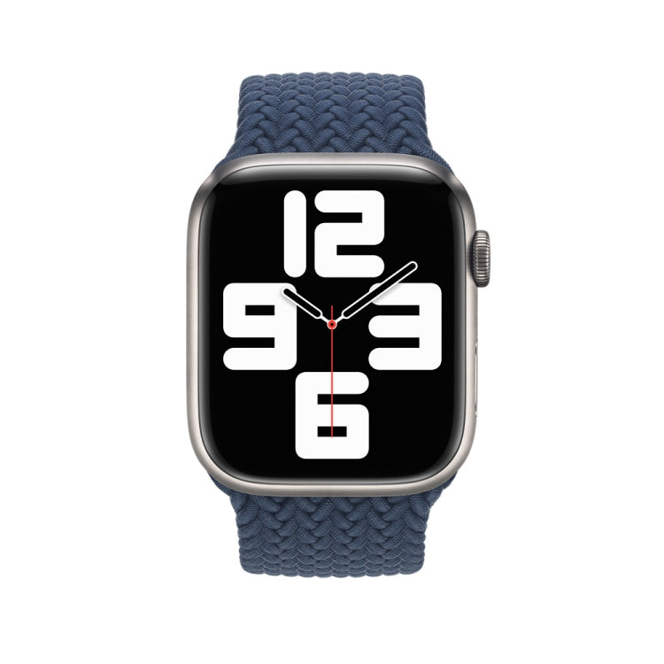 Bracelet de montre tressé en nylon pour Apple Watch Series 7 41mm / 6&SE&5&4 40mm / 3&2&1 38mm, 130mm, 145mm, 155mm