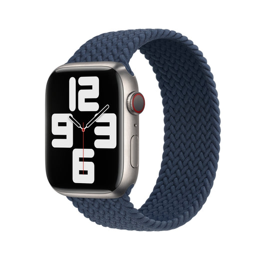 Bracelet de montre tressé en nylon pour Apple Watch Series 7 41mm / 6&SE&5&4 40mm / 3&2&1 38mm, 130mm, 145mm, 155mm