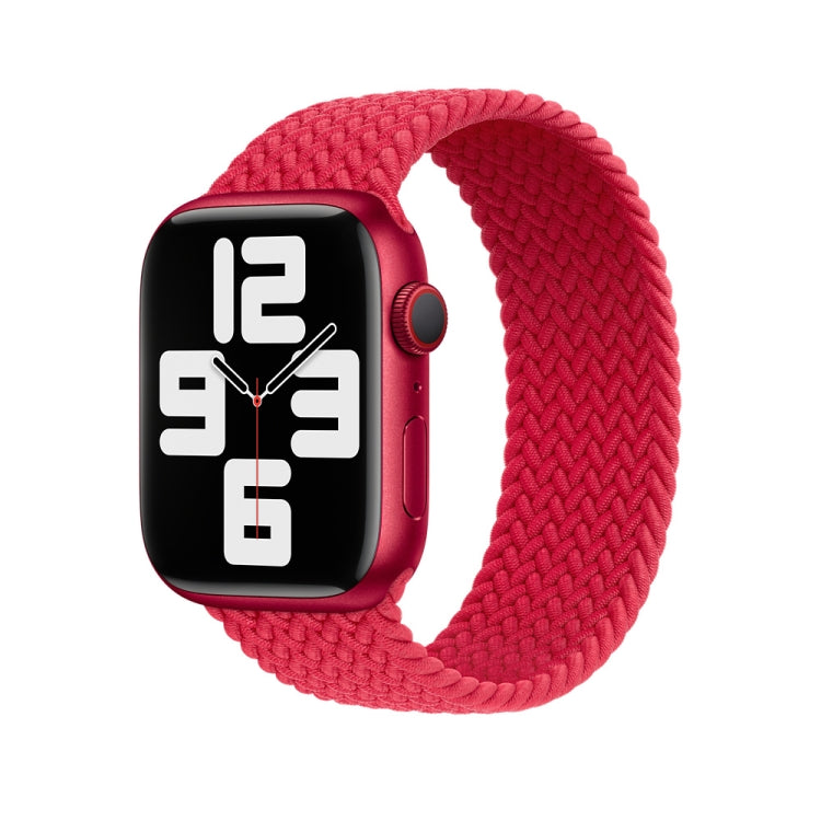 Bracelet de montre tressé en nylon pour Apple Watch Series 7 41mm / 6&SE&5&4 40mm / 3&2&1 38mm, 130mm, 145mm, 155mm