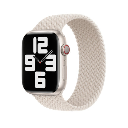 Bracelet de montre tressé en nylon pour Apple Watch Series 7 41mm / 6&SE&5&4 40mm / 3&2&1 38mm, 130mm, 145mm, 155mm