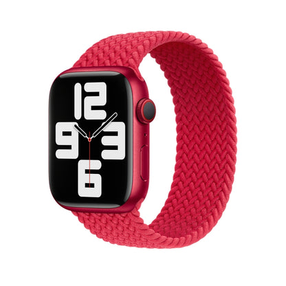 Bracelet de montre tressé en nylon pour Apple Watch Series 7 41mm / 6&SE&5&4 40mm / 3&2&1 38mm, 130mm, 145mm, 155mm