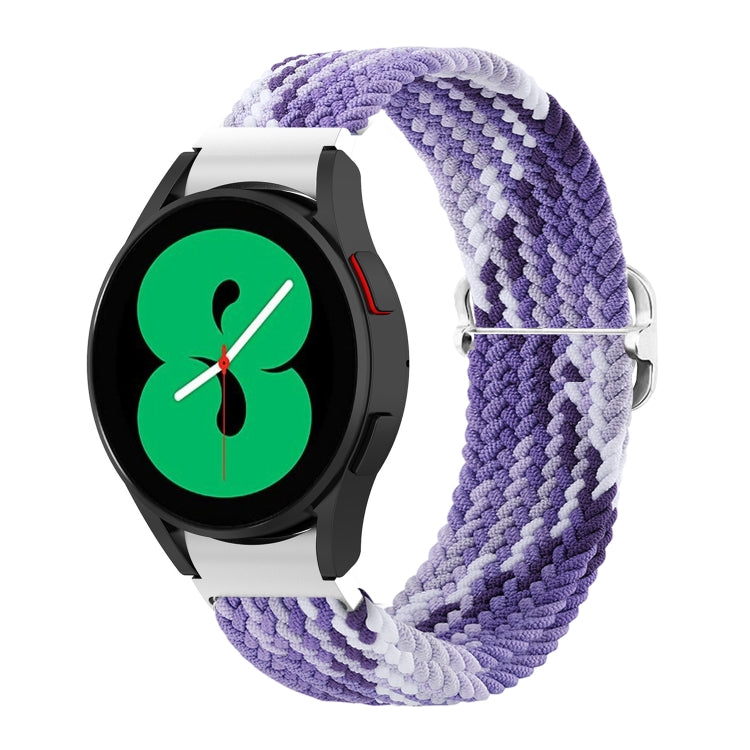 Bracelet de montre tissé réglable, For Samsung Galaxy Watch4 40mm / 44mm
