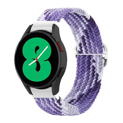 Bracelet de montre tissé réglable, For Samsung Galaxy Watch4 40mm / 44mm