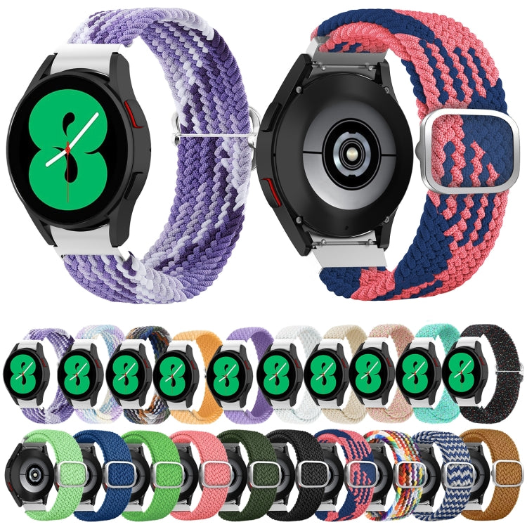 Bracelet de montre tissé réglable, For Samsung Galaxy Watch4 40mm / 44mm