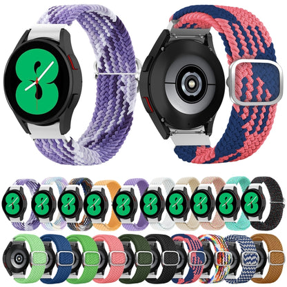Bracelet de montre tissé réglable, For Samsung Galaxy Watch4 40mm / 44mm