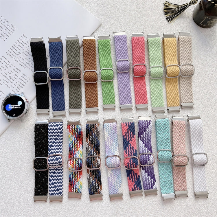 Bracelet de montre tissé réglable, For Samsung Galaxy Watch4 40mm / 44mm