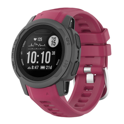 Bracelet de montre en silicone, For Garmin Instinct 2S