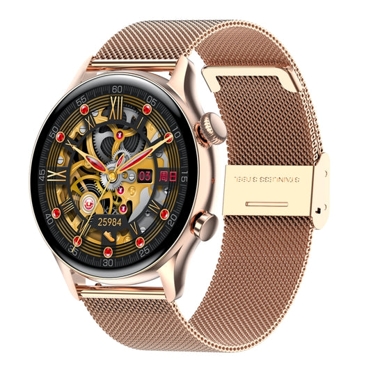 HK8Pro Montre intelligente avec bracelet en acier à écran AMOLED de 1,36 pouces, prend en charge la fonction NFC / surveillance de l'oxygène sanguin, Steel Strap(Gold), Steel Strap(Silver), Steel Strap(Black)
