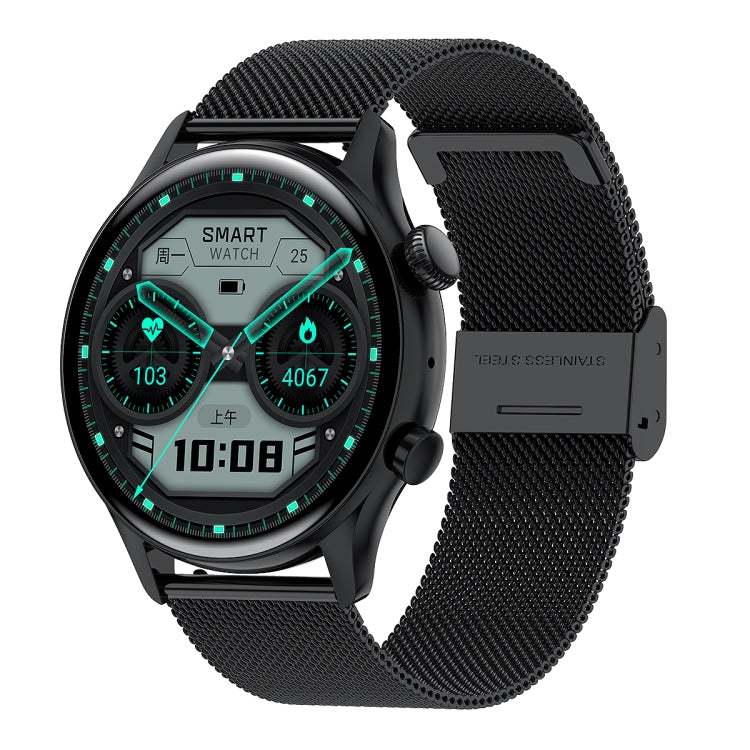 HK8Pro Montre intelligente avec bracelet en acier à écran AMOLED de 1,36 pouces, prend en charge la fonction NFC / surveillance de l'oxygène sanguin, Steel Strap(Gold), Steel Strap(Silver), Steel Strap(Black)