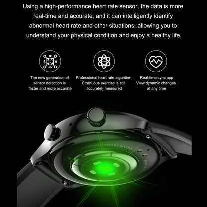 HK8Pro Montre intelligente avec bracelet en acier à écran AMOLED de 1,36 pouces, prend en charge la fonction NFC / surveillance de l'oxygène sanguin, Steel Strap(Gold), Steel Strap(Silver), Steel Strap(Black)