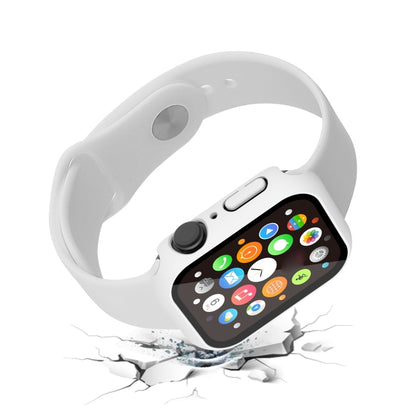 Boîtier de montre étanche en PC + film trempé, For Apple Watch Series 9 / 8 / 7 41mm, For Apple Watch Series 9 / 8 / 7 45mm