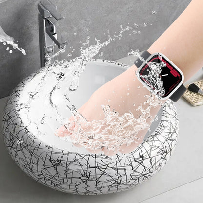 Boîtier de montre étanche en PC + film trempé, For Apple Watch Series 9 / 8 / 7 41mm, For Apple Watch Series 9 / 8 / 7 45mm