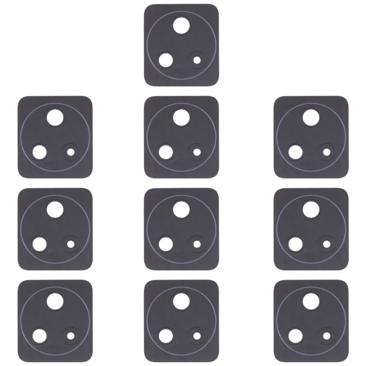 Lentille de caméra arrière 10 pièces, For Xiaomi Redmi K50/Redmi K50 Pro, For XiaomiRedmi Note 11 Pro 4G / Note 11 Pro+ 5G India / Note 11E Pro, For Xiaomi Poco X4 Pro 5G, For Xiaomi Poco M4 Pro 4G, For Xiaomi Poco M3 Pro 5G, For Xiaomi Redmi K40 Gamin...