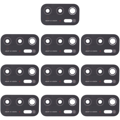 Lentille de caméra arrière 10 pièces, For Xiaomi Redmi K50/Redmi K50 Pro, For XiaomiRedmi Note 11 Pro 4G / Note 11 Pro+ 5G India / Note 11E Pro, For Xiaomi Poco X4 Pro 5G, For Xiaomi Poco M4 Pro 4G, For Xiaomi Poco M3 Pro 5G, For Xiaomi Redmi K40 Gamin...