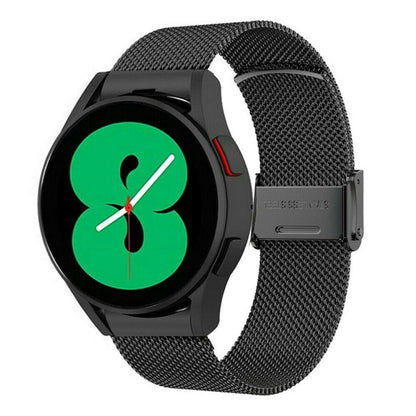 Bracelet de montre à boucle milanaise en acier inoxydable, For Samsung Galaxy Watch4 40mm / 44mm