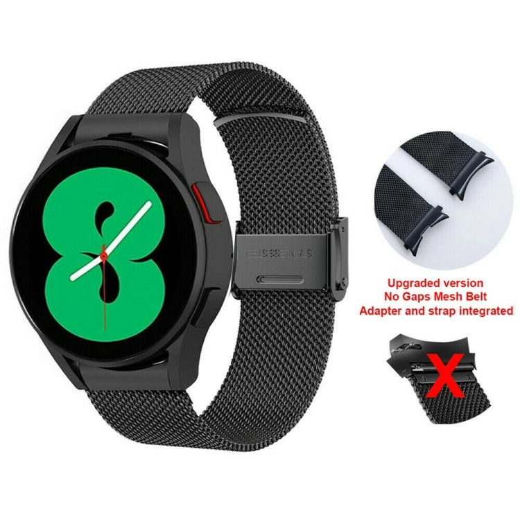 Bracelet de montre à boucle milanaise en acier inoxydable, For Samsung Galaxy Watch4 40mm / 44mm