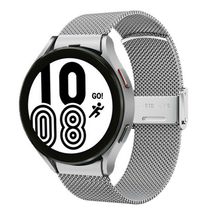 Bracelet de montre à boucle milanaise en acier inoxydable, For Samsung Galaxy Watch4 40mm / 44mm