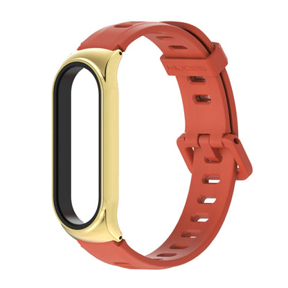 Pour Xiaomi Mi Band 6/5/4/3 Bracelet de montre en silicone à trou plat Mijobs, CS Case, Plus Case, GT Case