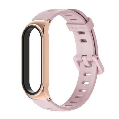 Pour Xiaomi Mi Band 6/5/4/3 Bracelet de montre en silicone à trou plat Mijobs, CS Case, Plus Case, GT Case