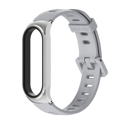 Pour Xiaomi Mi Band 6/5/4/3 Bracelet de montre en silicone à trou plat Mijobs, CS Case, Plus Case, GT Case