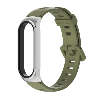 Pour Xiaomi Mi Band 6/5/4/3 Bracelet de montre en silicone à trou plat Mijobs, CS Case, Plus Case, GT Case