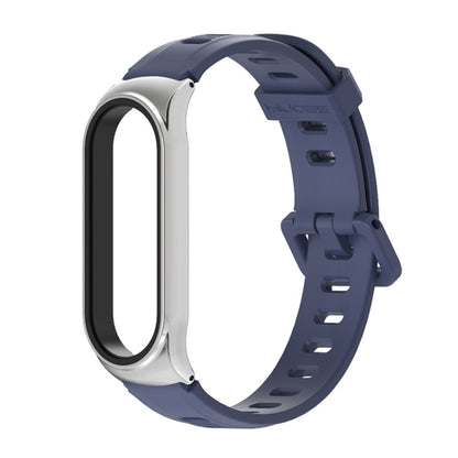 Pour Xiaomi Mi Band 6/5/4/3 Bracelet de montre en silicone à trou plat Mijobs, CS Case, Plus Case, GT Case