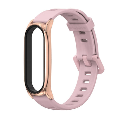 Pour Xiaomi Mi Band 6/5/4/3 Bracelet de montre en silicone à trou plat Mijobs, CS Case, Plus Case, GT Case