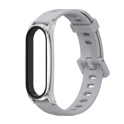 Pour Xiaomi Mi Band 6/5/4/3 Bracelet de montre en silicone à trou plat Mijobs, CS Case, Plus Case, GT Case